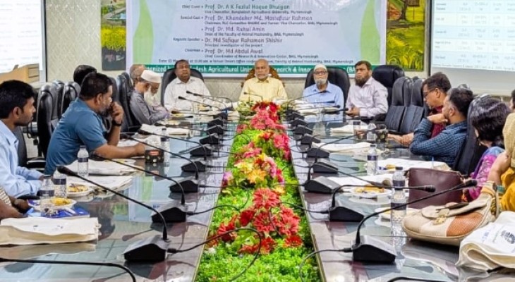 বাকৃবিতে ব্রয়লার মাংসের মানোন্নয়নে কর্মশালা